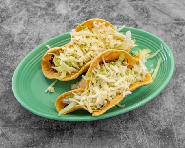 Shredded Chicken Taco.