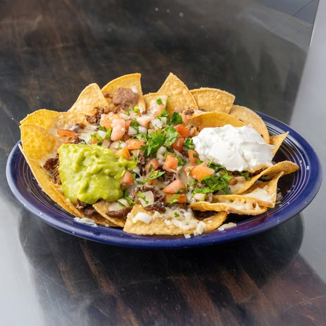 Nachos with Meat.